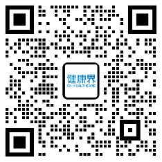 健康号助手微信二维码，后缀有橙色健康界标识